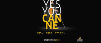 calendrier 2018 Fédération des Aveugles de France - Yes you canne